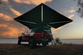Ironman 4x4 Deltawing 270 Awning - Fourplay 4x4 Adelaide 4wd Fitouts - Fourplay 4x4 - Adelaide 4x4 Suspension, Bullbars, Canopies & 4WD Accessories & Installation