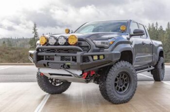 Ironman-4x4-Toyota-Tacoma-Single-Hoop-Front-Bumper.jpg - Fourplay 4x4 - Adelaide 4x4 Suspension, Bullbars, Canopies & 4WD Accessories & Installation